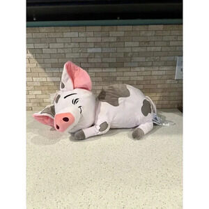 Disney Parks 19" Sleeping Pua Dream Friends SPlush Pillow Doll Moana Pig b6
